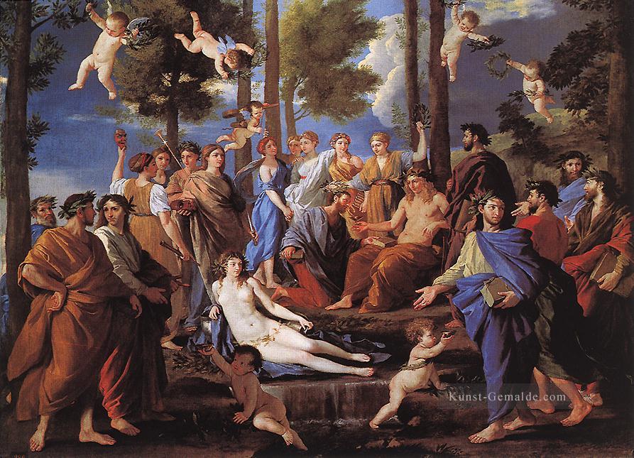 Parnassus klassische Maler Nicolas Poussin Ölgemälde